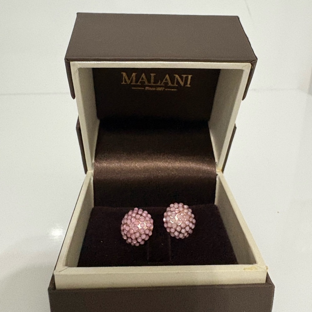 Pink Stud Earrings